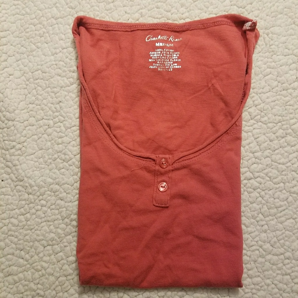 Charlotte Russe Peach t shirt